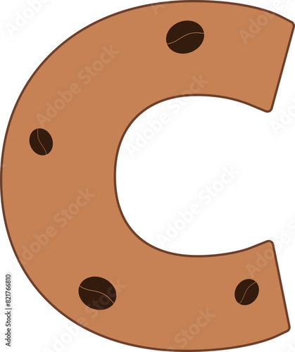 c alphabet coffee bean cafe