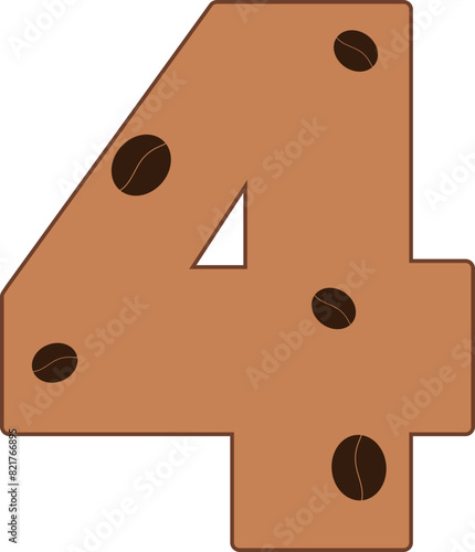 number 4 four coffee bean cafe
