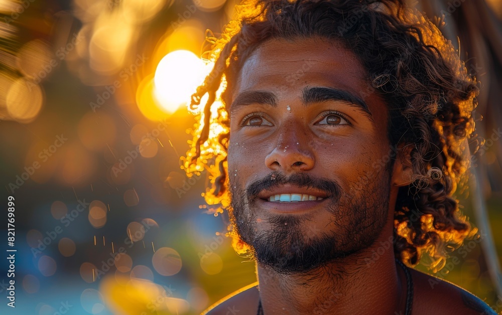 A close up view of a mixed-race adult male with curly hair, working on shaping a surfboard from a low angle perspective A close up view of a mixed-race adult male with curly hair, working on shaping a surfboard from a low angle perspective