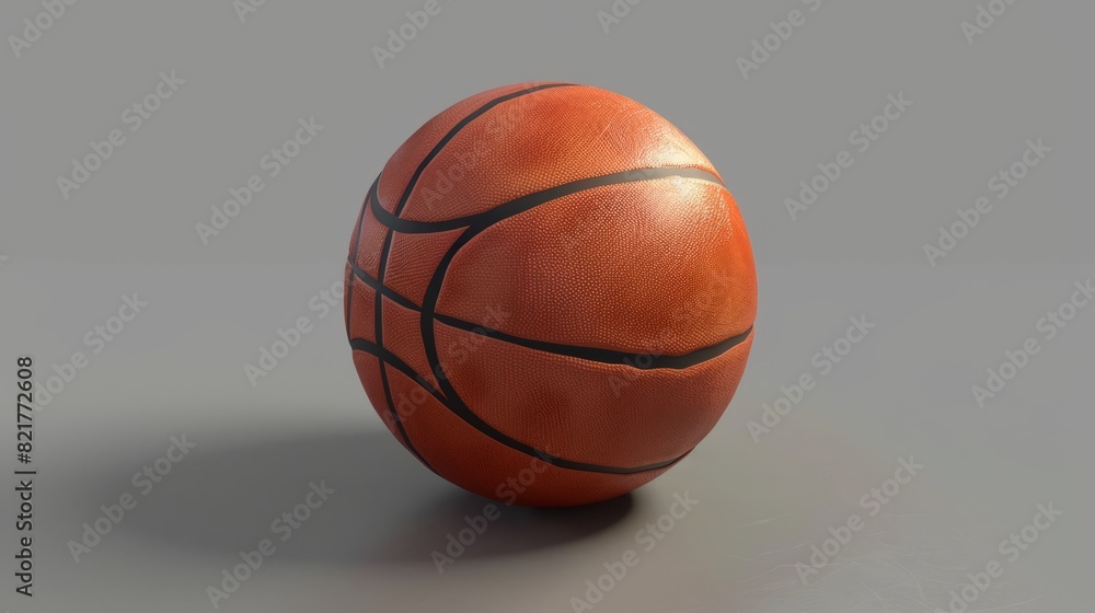 Basketball ball. Generative AI