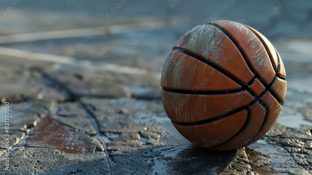 Basketball ball. Generative AI Basketball ball. Generative AI