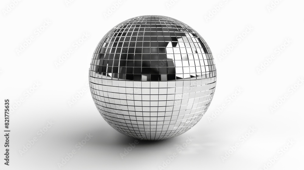 Mirror ball cut out based on generative artificial intelligence. Mirror ball cut out based on generative artificial intelligence.