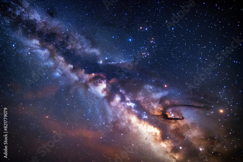 The Milky Way Space without planets