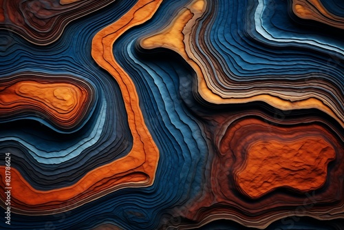 dynamic 3D abstract background in vibrant colors
