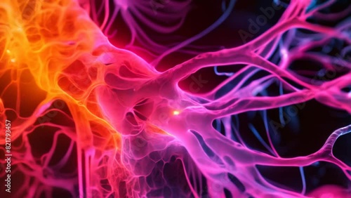 A visual representation of the lymphatic system can be seen in this sample image, Generated by AI	 photo