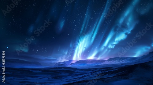 Midnight Blue Northern Lights  Geography and Atmospheric Sciences Taught in Schools
