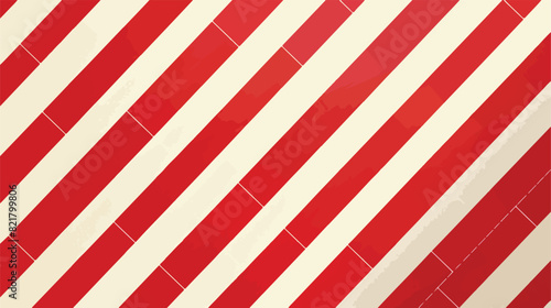 Red white stripes Christmas paper. Vector style Vector