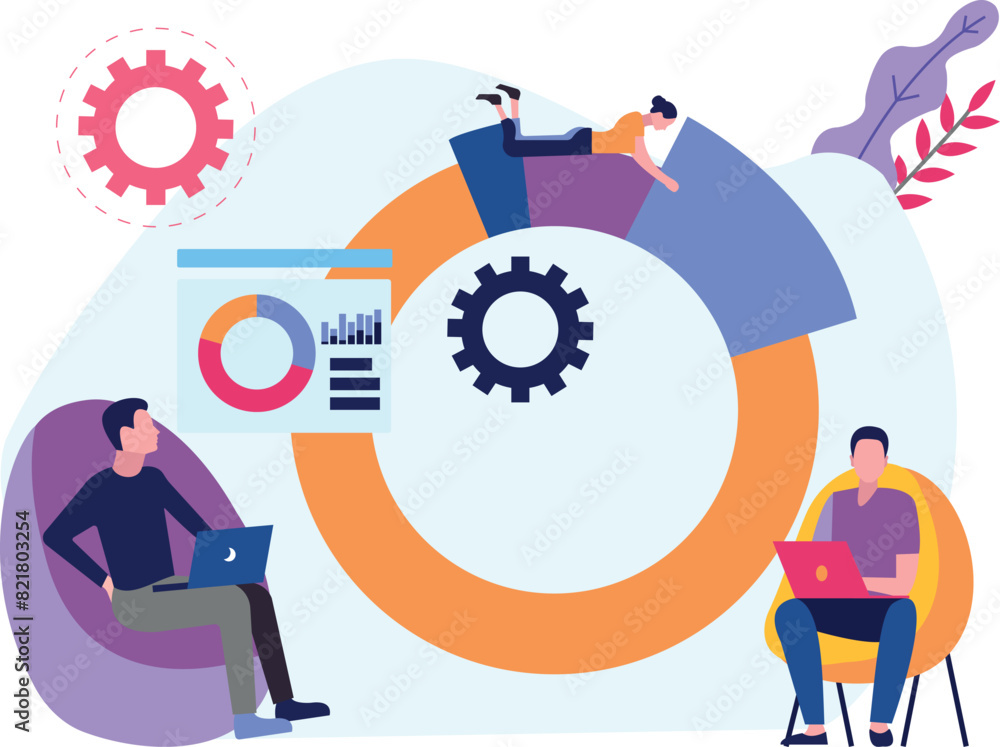 The team is working on the chart report. The team is working on the chart report.
