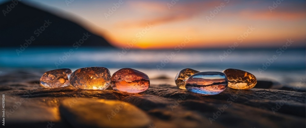 Abstract Background on Tourism Theme with Stylized Landscapes Abstract Background on Tourism Theme with Stylized Landscapes