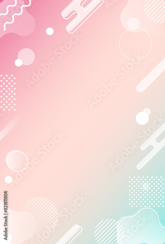 背景素材_メンフィス柄