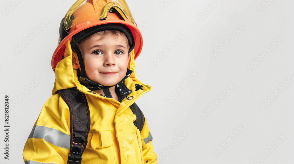 Cute little girl child wearing engineer costume Cute little girl child wearing engineer costume