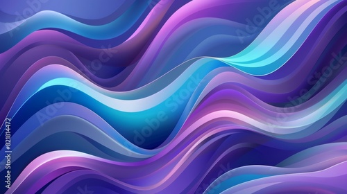 A smooth, shiny modern background with abstract waves