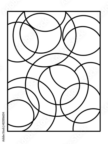 mandala pattern for Henna, Mehndi, tattoo, decoration. Decorative ornament in ethnic oriental style. Outline doodle hand draw vector illustration.