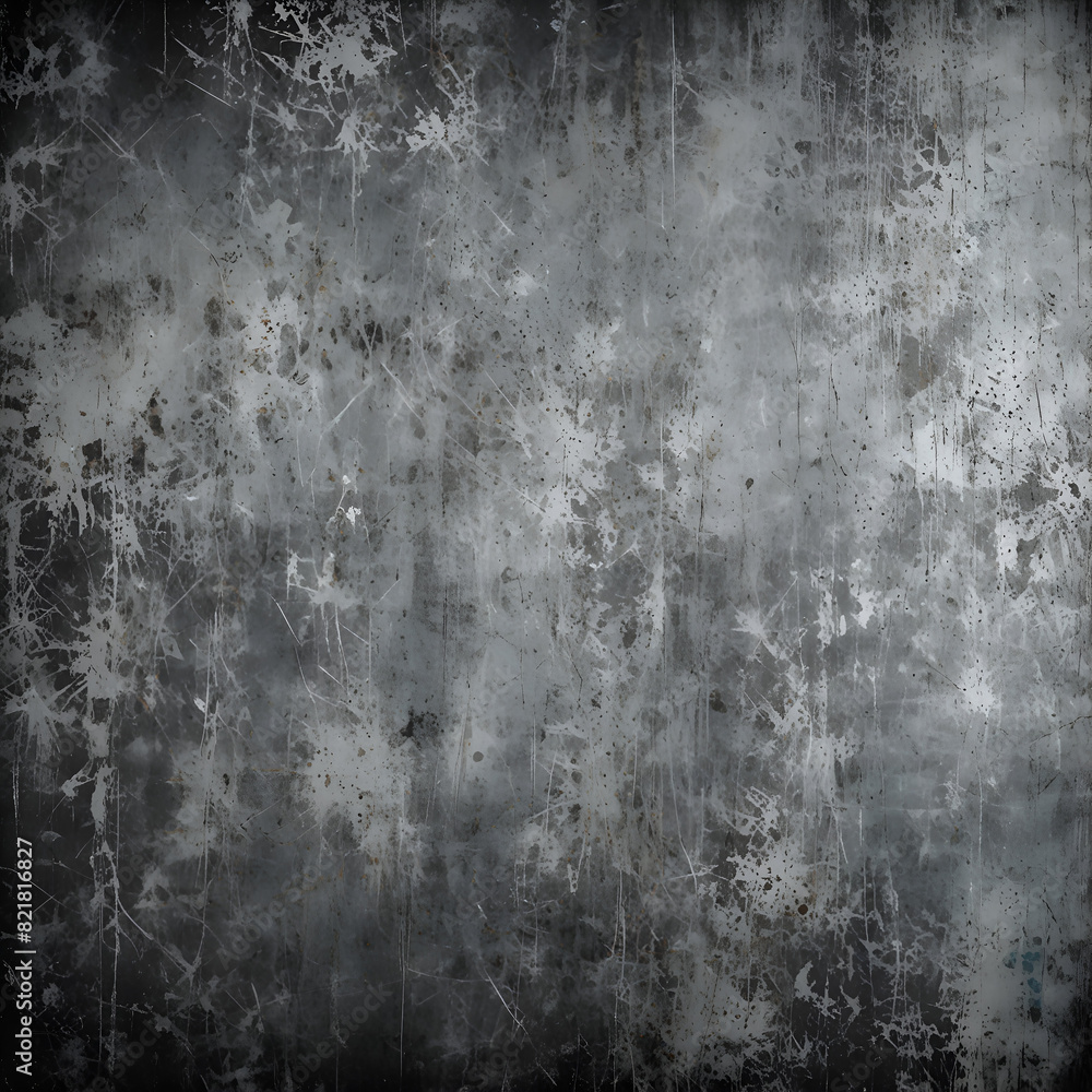old grey christmas background, vintage grunge dirty texture, distressed weathered worn surface, dark grey paper, horror theme