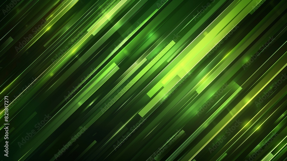 Stripes and straight lines in green on an abstract background Stripes and straight lines in green on an abstract background