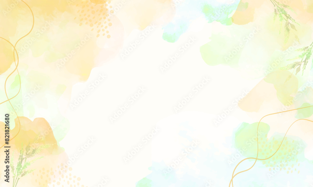 Obraz premium Hand painted watercolor abstract watercolor background