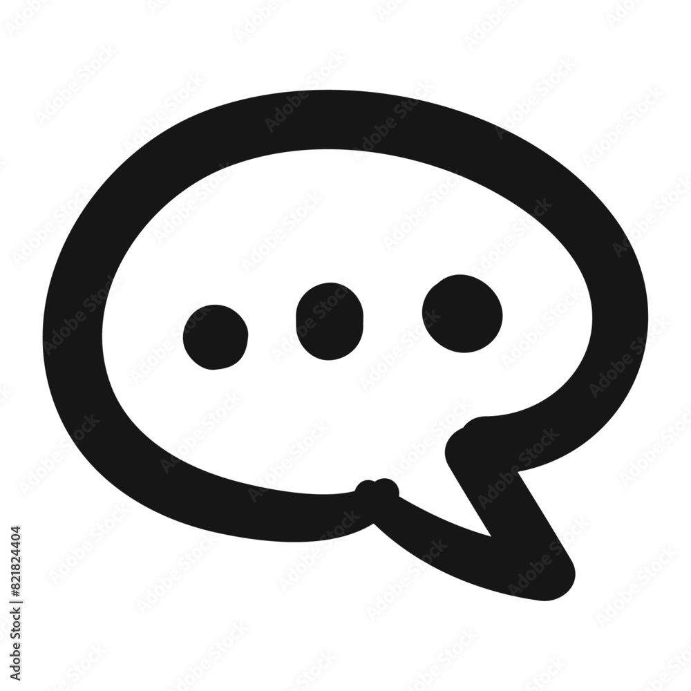 speech bubble icon isolated on background speech bubble icon isolated on background