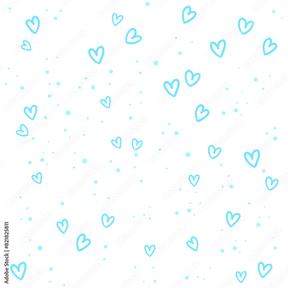 cute heart design for Valentines Day background