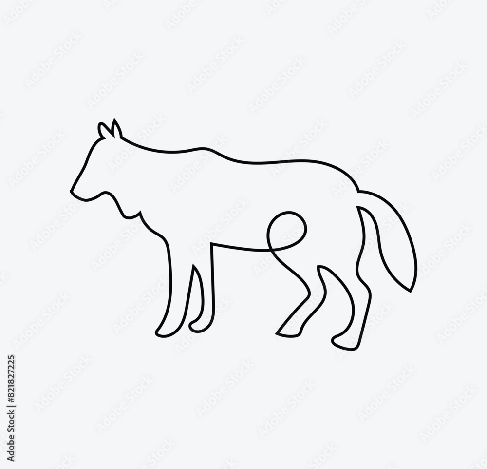 silhouette of a horse silhouette of a horse