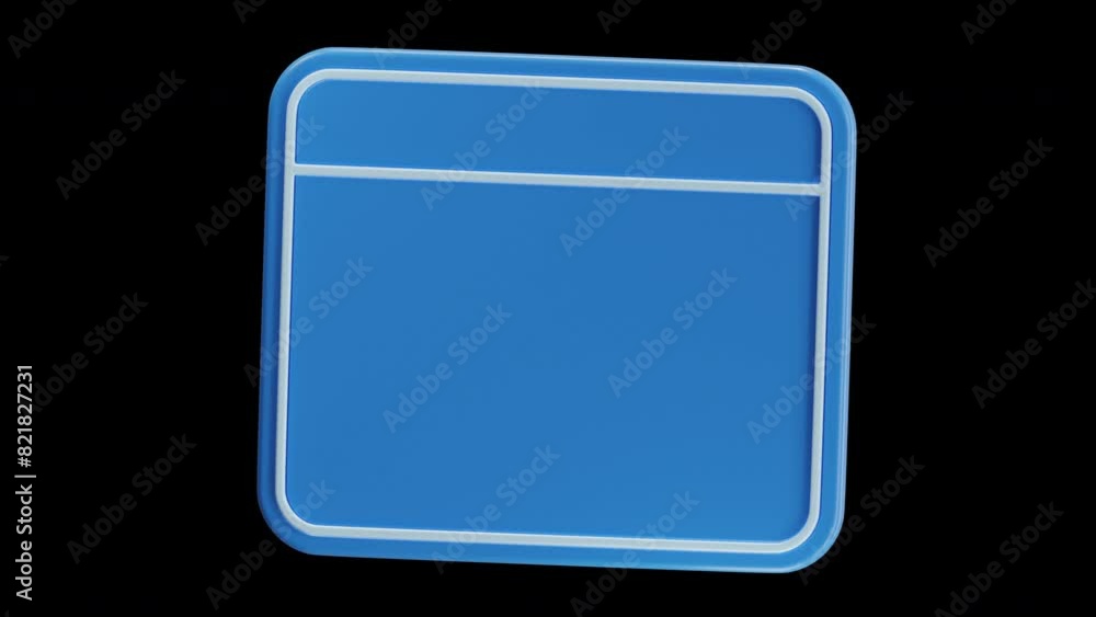 3D Animation of The Domain Used To Find the Webpage | Alpha Channel 3D Animation of The Domain Used To Find the Webpage | Alpha Channel