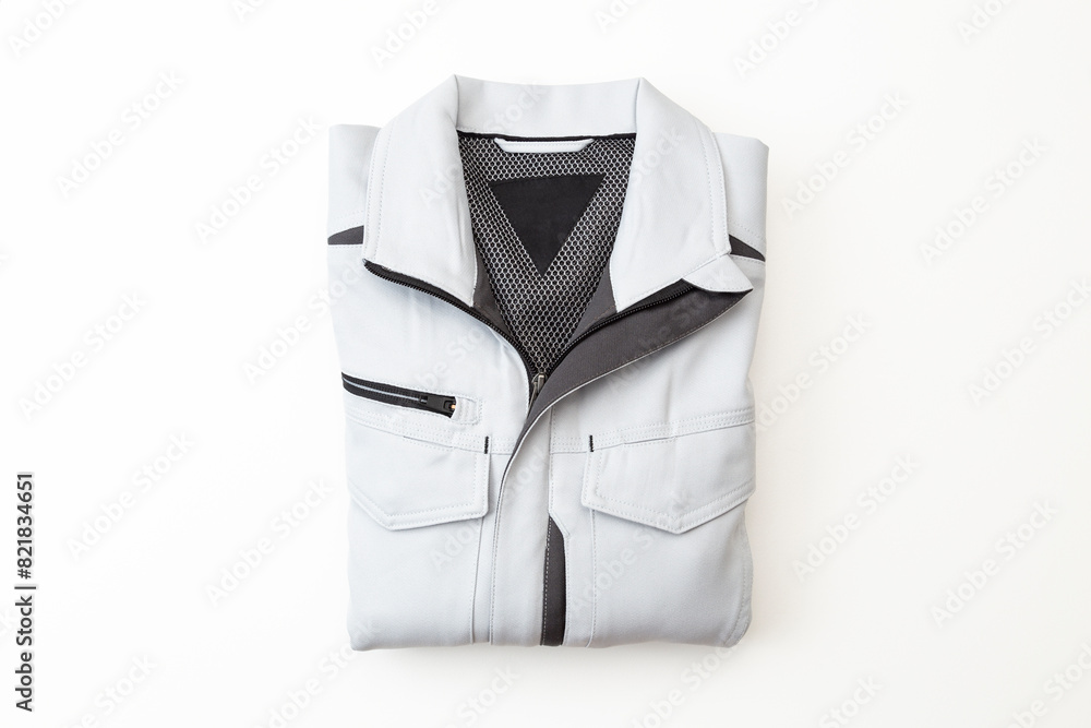 折りたたまれた作業服 折りたたまれた作業服