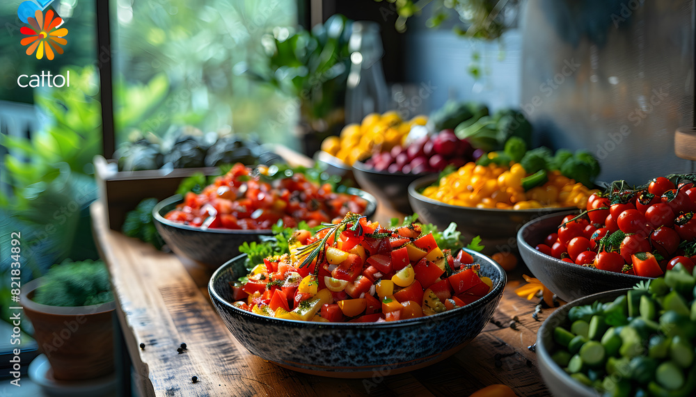 Fototapeta premium food background