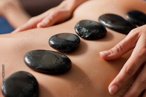 Back Massage with Zen Stones