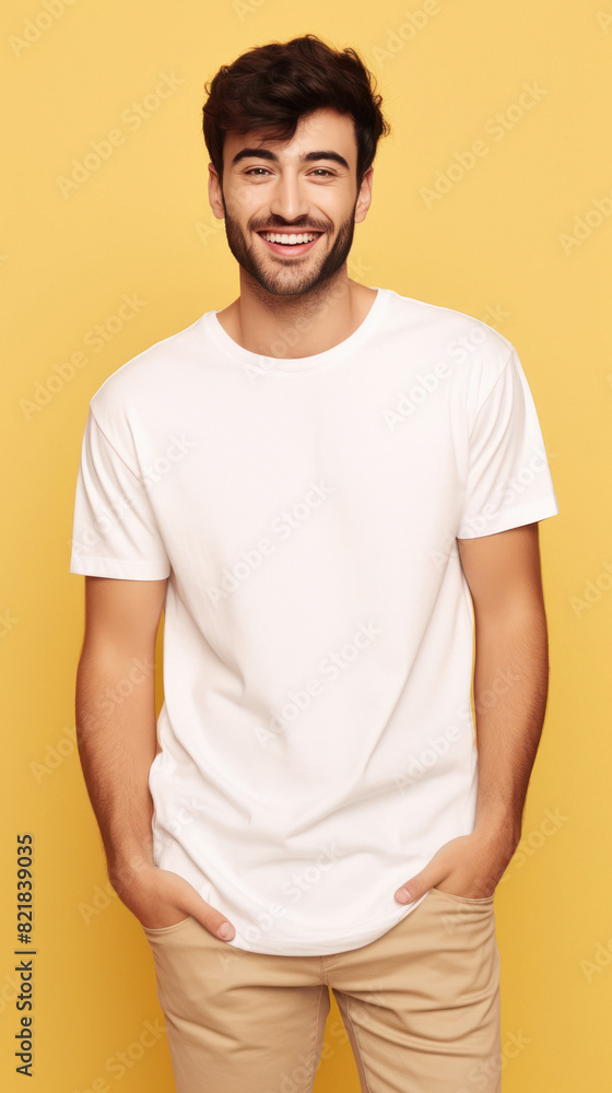 young man in white color t shirt young man in white color t shirt