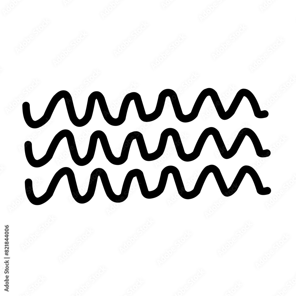 doodle wave lines doodle wave lines