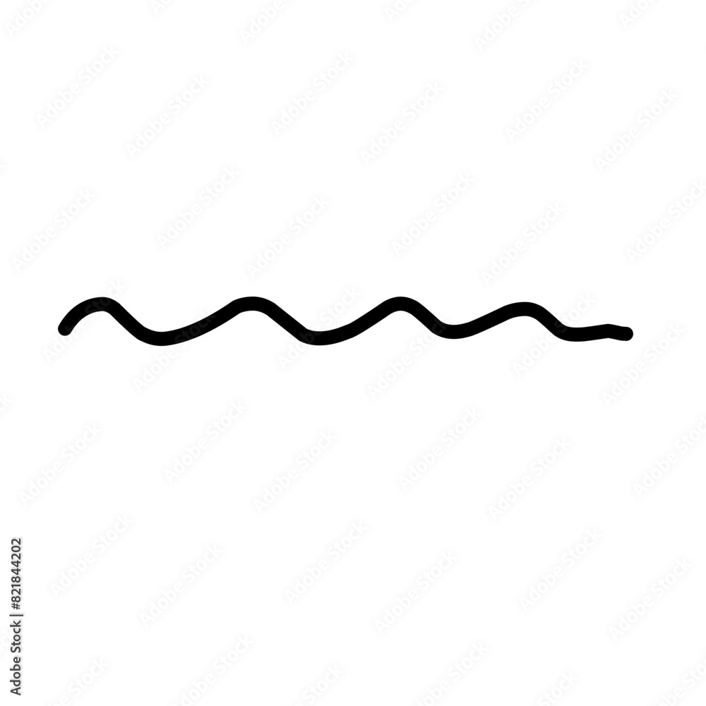 doodle wave lines