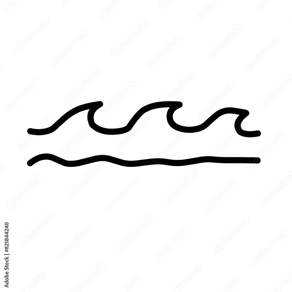 doodle wave lines doodle wave lines