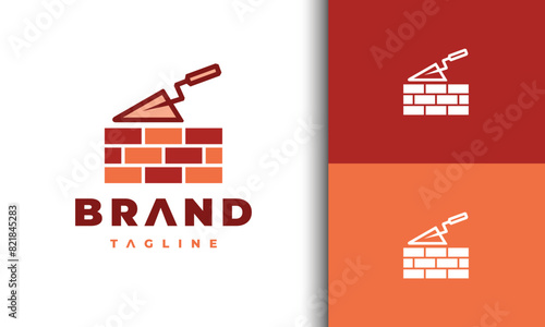 cement spoon brick logo