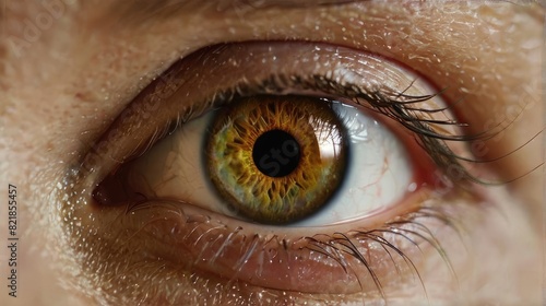 close up of a human eye