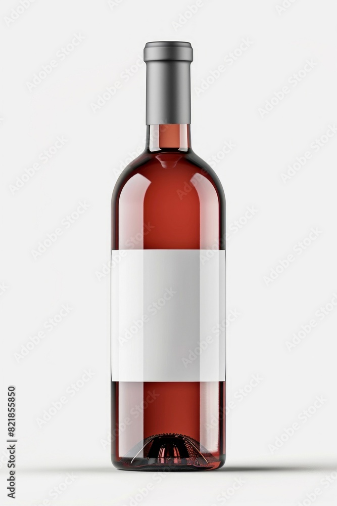 Wine Bottle with Blank Label. Generative ai Wine Bottle with Blank Label. Generative ai