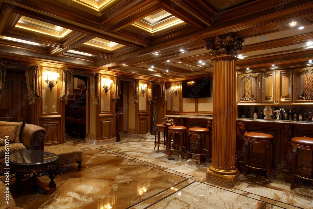 Classical Basement Interior Classical Basement Interior