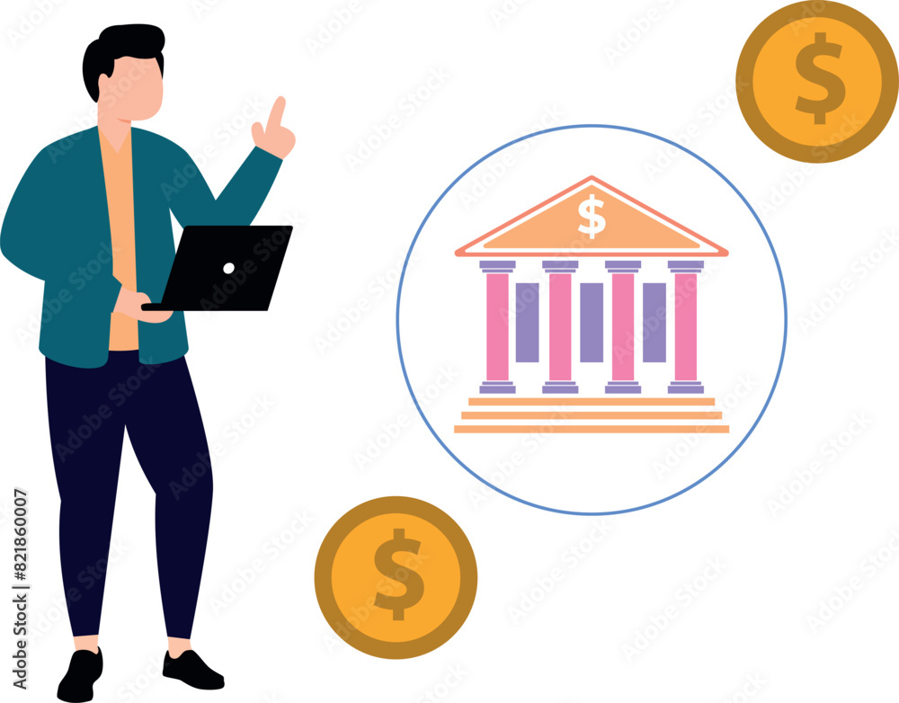 The boy is banking. The boy is banking.