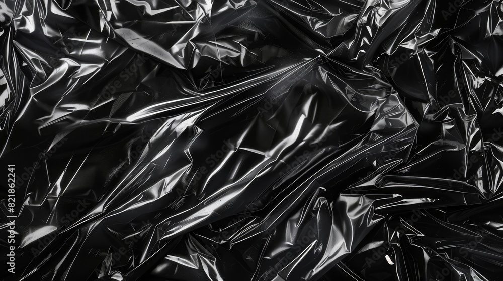 Plastic wrap texture background. Photo overlay effect. Wrinkled transparent black plastic wrap. Clean blank texture overlay effect mock-up template. Plastic wrap texture background. Photo overlay effect. Wrinkled transparent black plastic wrap. Clean blank texture overlay effect mock-up template.