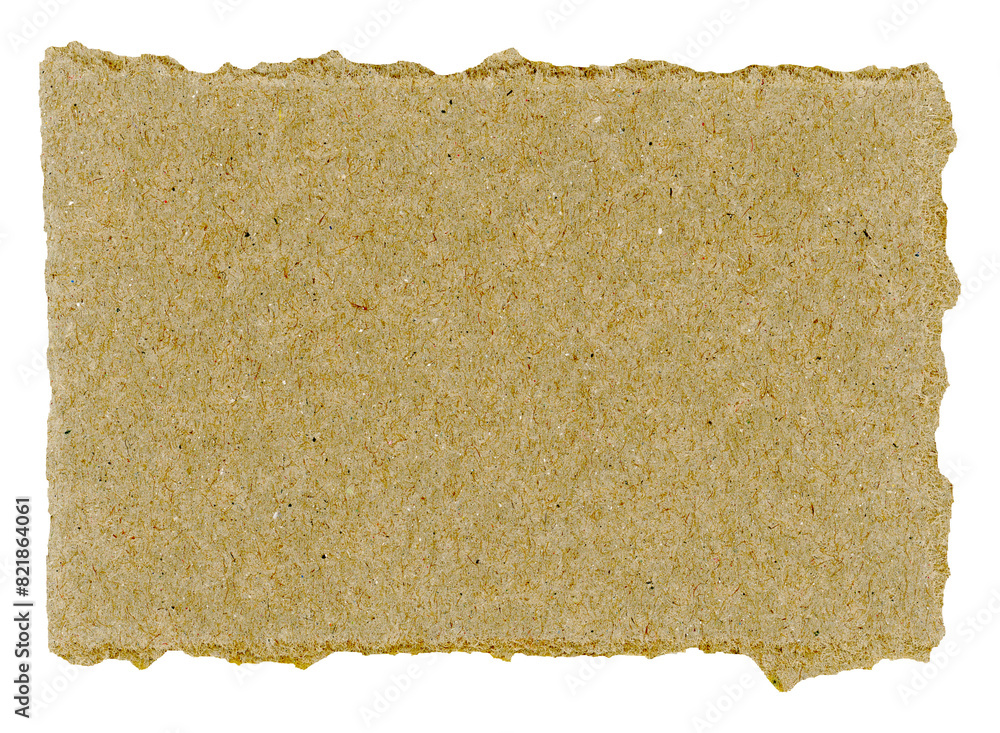 piece of cardboard isolated over white piece of cardboard isolated over white