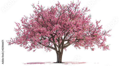 Cherry Blossom Tree On Transparent Background