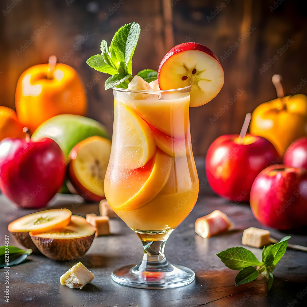 Multifruit juice and fresh frui Multifruit juice and fresh frui