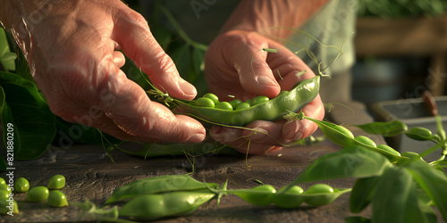Green olives crop harvest harvesting picking harvesting legume rural worker
 photo