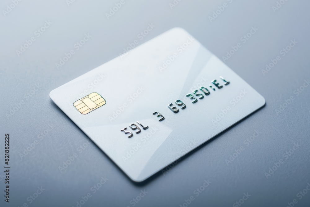 Macro Shot of a White Credit Card on a Textured Surface Macro Shot of a White Credit Card on a Textured Surface