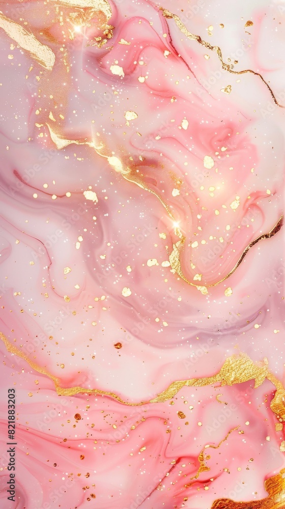 Elegant Pink Marble Texture with Gold Veins for Luxurious Background Design Elegant Pink Marble Texture with Gold Veins for Luxurious Background Design