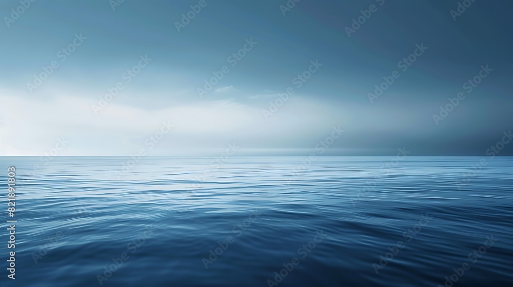 Fototapeta premium Serene Blue Gradient Background for Relaxation and Meditation