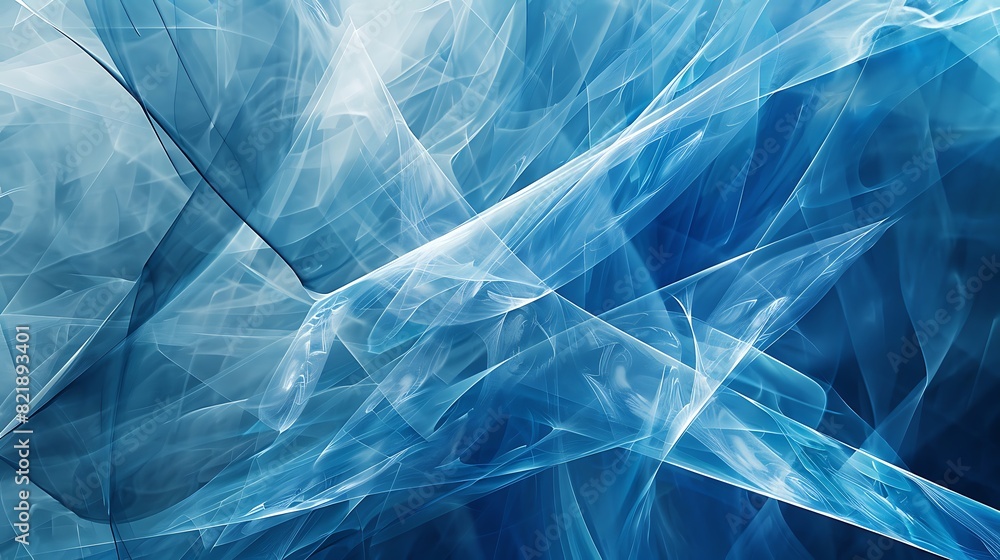 Tranquil Blue Abstract Layers with Depth and Intrigue Tranquil Blue Abstract Layers with Depth and Intrigue