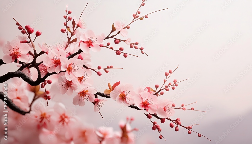 Japanese cherry blossom background with empty copy space Japanese cherry blossom background with empty copy space