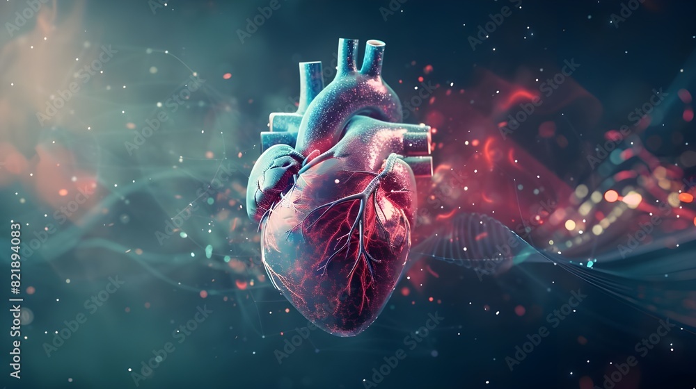 An accurate portrayal of a beating heart that shows how the cardiac