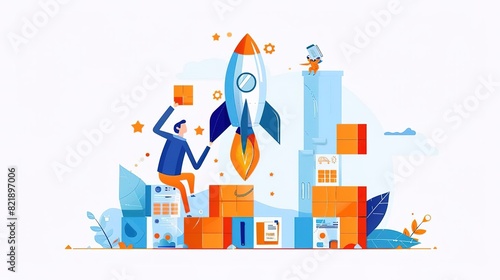 Design a professional, colorful, and creative logo for a new startup company