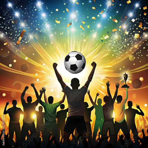 footbal chamions celebration