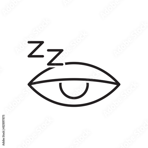 Sleep Eye Icon